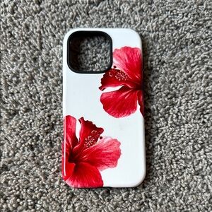 Floral Red Phone Case
